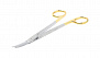 Ножницы GORNEY-FREEMAN изогнутые, тупоконечные, с ТС-вставками, длина 18 см