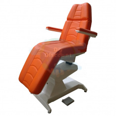 Косметологическое кресло "ОД-1", с откидными подлокотниками и ножной педалью управления. 1 электропривод.