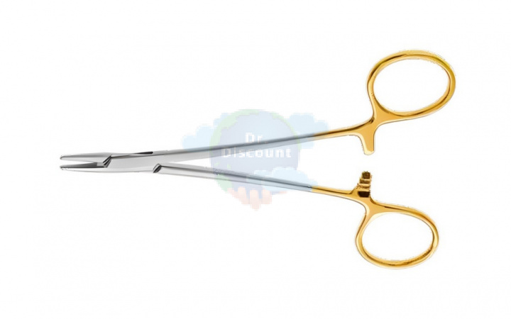 Иглодержатель Derf TC прямой, с насечкой, 12 см