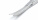 Ножницы METZENBAUM изогнутые, тупоконечные, с ТС вставками, деликатные длина 23 см